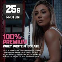 Nutrex Research IsoFit Chocolate Whey Isolate Protein Powder 100% Whey Protein Isolate | Muscle Recovery, Naturally High EAAs | Fast Absorbing, Easy Digestion | (Chocolate Shake 2lbs 30 Servings) - Flavor NameB - 查看 5