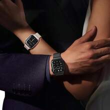 Smart Watch Strap - Starlight+Black+Rose Gold - View 8