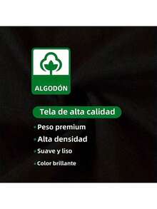 Camiseta casual negra de mujer de talla grande, 100% algodón, estampado de letras, camiseta casual y cómoda de manga corta con cuello redondo, ropa de primavera y verano, adecuada para cualquier ocasión, color sólido, casual, uso diario.