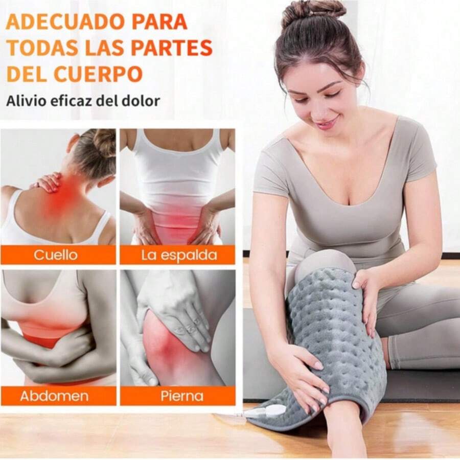 Electric Thermal Pad Cushion Temperature 6 Levels 60*30 Color Gray - View 1