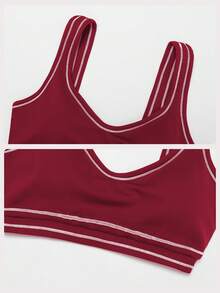 MFVIM Damen Trainingsset: Farbblockdesign Sport-BH & hochelastische Yoga Leggings. Ideal für Fitness, Laufen und hochintensives Training.