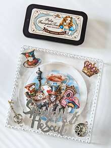 60 张/包童话风景迷你贴纸、创意美学贴纸贴花、DIY 装饰拼贴工艺材料、节日礼物、个性化剪贴簿学校用品 - 彩色 - 查看 11