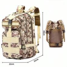 50L/25L Elite Tactical Backpack | 3X Stronger Work & Military Backpack | Resistant And Heavy Duty | 3 Day MOLLE Bug Out Bag - Multicolor - View 4