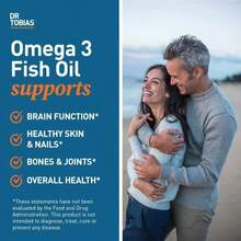 Dr Tobias Omega 3 Fish Oil, 2000mg Triple Strength With 800mg EPA 600mg DHA Per Serving, Fish Oil Omega 3 Supplements For Heart, Brain &Amp; Immune Support, 90 Softgels, 45 Servings - Flavor NameC - 查看 3