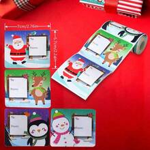 1/2pcs Christmas Gift Tags Stickers, Christmas Labels With Santa Claus, Snowman, Reindeer Decorations, 60pcs/Roll, For Christmas Gift Wrapping, Suitable For New Year, Easter, Valentine's Day, Birthday Gifts, Christmas Presents Christmas Christmas Decorations Christmas Pajamas Christmas Gifts Christmas Decor - Multicolor - View 10