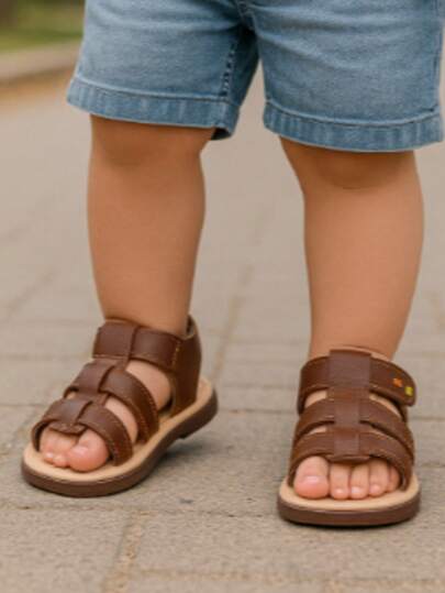 Pakar Zapaterias BIBERONES ZAPATO SANDALIA PARA BEBE CAFE