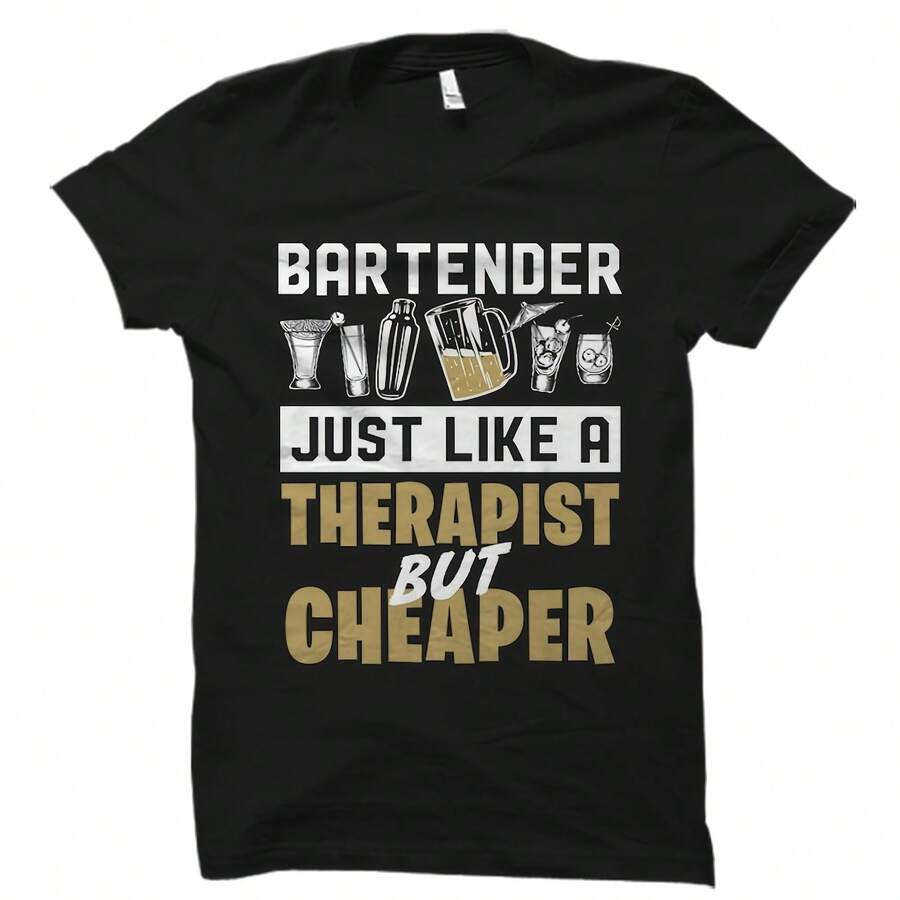 Bartender Shirt. Bartender Gift. Bartender Shirts. Funny Bartender. Barista Shirt. Bartender Gifts.