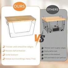 2 Set Pantry Organizer Storage Stackable Kitchen Storage Bins With Lid And Handle Clear Plastic Containers For Potato Onion Garlic Fruit Vegetable Produce - 2 Pack - View 6