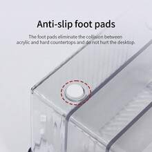 1 hộp đựng mỹ phẩm trong suốt, hộp đựng bộ dụng cụ nối mi, dung tích lớn với nhiều ngăn, thiết kế chống bụi có nắp, có thể đựng đồ dùng cho lông mi, dụng cụ trang điểm, trang sức, làm móng, trang điểm, son môi (vui lòng ghi chú kích thước), thích hợp cho salon chuyên nghiệp và sử dụng tại nhà để bàn - Nhiều màu - Xem 6