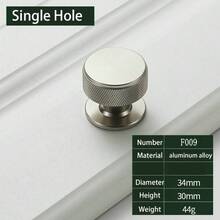 4pcs Cabinet Pull Handles - Brushed Aluminum Metal Handles - Painted Finish, Cabinet Metal Furniture Knobs, Durable Kitchen Cabinet Drawer Pulls, With Screws - Multicolor - View 15