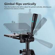 TOKQI Portable Aluminum Alloy Tripod, Suitable For Cameras And Smartphones, With Phone Holder - 360° Rotatable Ball Head, Extendable Legs, Compatible With DSLR, Mirrorless Cameras, Smartphones, For Vlogging, Live Streaming, Video Recording - Black - View 4
