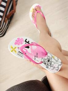 Disney SANDALIA DE DAMA PARA MUJER DE MODA ,COMODA IDEALES PARA CUALQUIER OCASION - Blanco - Ver 1