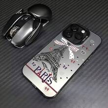 Funda de Teléfono Torre Eiffel de París para 16 15 14 13 12 11 Pro X XR XSMAX 8 Plus Cubierta Trasera Mate Antigolpes - Colores mixtos - Ver 6