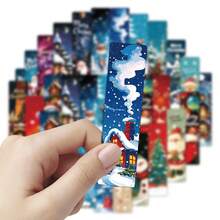 24pcs Christmas Elegant Bookmarks, Suitable For Christmas Decoration, Gifts, Reading Companions, Holiday Atmosphere