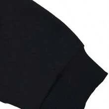 Letter  Graphic Back Panel Pattern Hoodie, Retro Style Creative Print Men's Fashion Sweatshirt, Autumn And Winter Casual  Pullover - Black - View 4