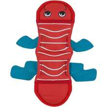 Outward Hound Fire Biterz Turtle Plush Firehose Material Interactive Dog Toy, Medium - ColorG - 查看 1