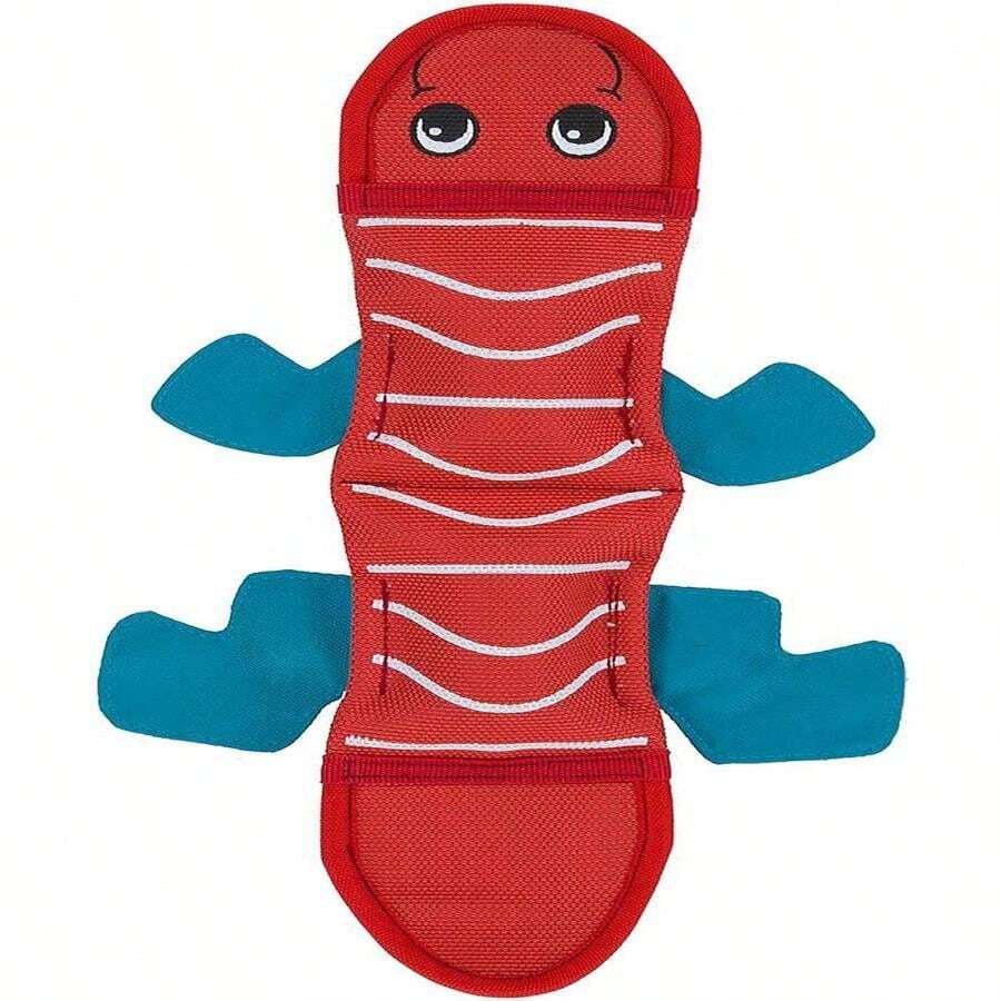 Outward Hound Fire Biterz Turtle Plush Firehose Material Interactive Dog Toy, Medium - ColorG - 查看 1