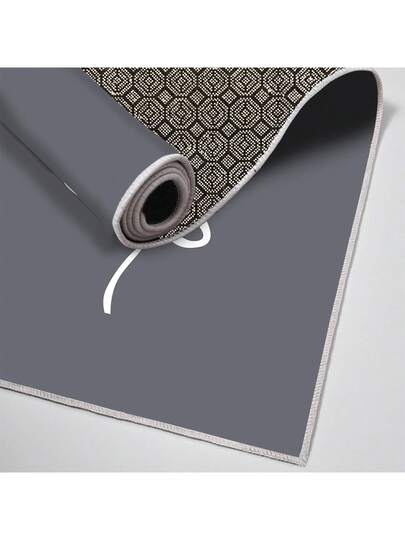 MADE IN TURKEY Pearl Digital Non Slip Printed Turkish Vloerkleed AL4012 Zachte Touch, Washable Tapijt Felt Backing PC's Moderne ative Vloer Mat, Living Room, Bedroom, Kitchen, Hallway Or Entryway Available In Sizes (50x80 40x60, 50x100 50x60, 50x120 40x80, 50x160 60x100 Cm). Quick Drying, Highly Absorbent, Soft, Com Tafel Both Indoor Outdoor view 6