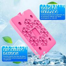 10PCS Hielos Reutilizables para Lonchera, Multicolor Pack, Talla XL, Apto para Hielera Portatil, Lonchera Termica, Hielera, Campings, Mantener los Alimentos Fros! - Multicolor - Ver 4