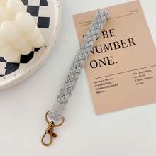 1 pieza Llavero hecho a mano de estilo bohemio y colorido, llavero de coche, dije para bolso, pulsera, ideas de regalo de Navidad, accesorios para bolsos, cordones con soporte para identificación, accesorios para automóvil, dijes para bolsos