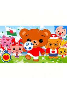 Various Styles Cartoon Pig Circus Birthday Party Background Decoration Banner Festival Warm Theme Party Photography Background Props JC-74 - Kiểu 3 - Xem 3