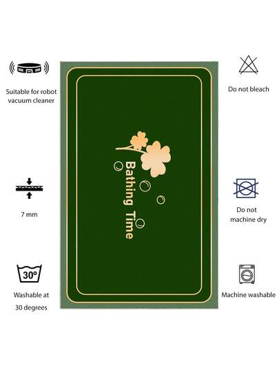 MADE IN TURKEY Pearl Digital Non Slip Printed Turkish Vloerkleed AL4011 Zachte Touch, Washable Tapijt Felt Backing PC's Moderne ative Vloer Mat, Living Room, Bedroom, Kitchen, Hallway Or Entryway Available In Sizes (50x80 40x60, 50x100 50x60, 50x120 40x80, 50x160 60x100 Cm). Quick Drying, Highly Absorbent, Soft, Com Tafel Both Indoor Outdoor view 5