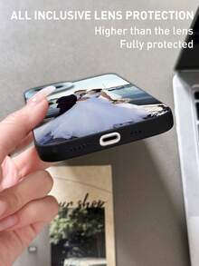 1 pieza Funda de teléfono personalizada para pareja de boda, funda protectora gruesa a prueba de golpes para fotos de boda, regalo para esposa/esposo, diseño personalizado para S21 22 23 24, A12 A13 A15 A14/A21s, XR 11 13 15 16 Pro Max, accesorios de Halloween 2025, elegante, colorido, vintage, lindo, sencillo, divertido, personalizado, único, regalos ideales para él, regalos ideales para ella, novio, novia, familia, amigos, abuelos, pareja, para aniversarios, para cumpleaños, fundas de teléfono, teléfonos celulares y accesorios - Negro - Ver 6