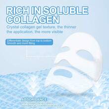 1/5/10/15pcs Korean Collagen Moisturizing Face Mask. Replenish Skin Moisture, Moisturize And Control Oil, Brighten Complexion, Repair Sun Damage, Even Out Skin Tone, Reduce Wrinkles, And Make Skin Radiant. Improve Skin Elasticity, Smooth Skin, And Improve Dullness. - Multicolor - View 6