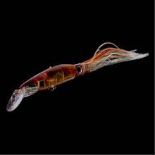 1 件优质章鱼小鱼鱼饵 - ABS 材质，适合淡水和咸水钓鱼 - 彩色 - 查看 10