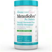 Greens First MenoSolve Plus Probiotics Powder - Natural Relief For Menopause Symptoms - Non-GMO_Dairy-Free_Soy-Free - With Red Clover Flower, Magnesium &Amp; Moringa Leaf (30 Servings) - 白色的 - 查看 1