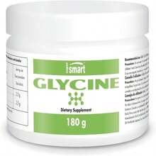 SUPERSMART - Glycine - Pure &Amp; Premium Quality - Promote Healthy Muscular System &Amp; Levels Of Collagen - Stimulates The Immune System | Non-GMO &Amp; Gluten Free - 180 G - 白色的 - 查看 1