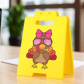 Centros de mesa con estampado de pavo lindo, decoración de oficina para el Día de Acción de Gracias - Accesorios de escritorio lindos para mujeres, decoración de cubículo, decoración de oficina en casa, decoración de escritorio, artículos de oficina esenciales para un ambiente festivo