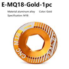 1pc ENLEE M18/M20 Bicycle Crankset Crank Cover Lightweight Bike Crank Cover With Hollowtech Bolt Aluminum Alloy Crank Dust Cover For Mountain And Road Bikes, Bicycle Accessories - Multicolor - View 14