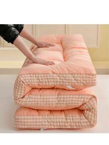 3D珠光床垫垫层 - 超柔软透气蓬松床垫，亲肤舒适，适用于卧室、榻榻米、宿舍、露营 | 四季皆宜，厚度2.36-3.2英寸，防滑设计