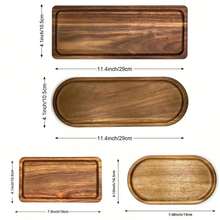 1 件独特木托盘、小托盘、矩形托盘、奶酪盘、酱料碟、开胃菜隔间托盘套装、多用途木制厨房餐盘、食物展示托盘、储存托盘、蜡烛托盘、桌面装饰托盘、迷人的紧凑型木托盘。