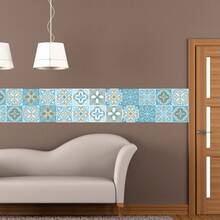 1pc PVC Material Peel And Stick TileTile For Kitchen Bathroom Living Room Backsplash, Stickers, Wall Decal, Vinyl Decal For Home Decorations, Spring Decoration Items Refresh Your Home, Festival Decoration Stickers Gifts Birthday Graduation Wall Decor Room Decor Wall Stickers Wall Sticker