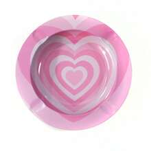 1 件时尚图案烟灰缸，马口铁烟灰储存盘，吸烟配件。，返校用品 - 彩色 - 查看 19