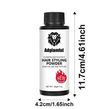 20g Adglamful Hair Volumizing Powder, 2-In-1 Oil Control & Volumizing, Natural Non-Whitening, Enhances Fullness, 24-Hour Long-Lasting Styling