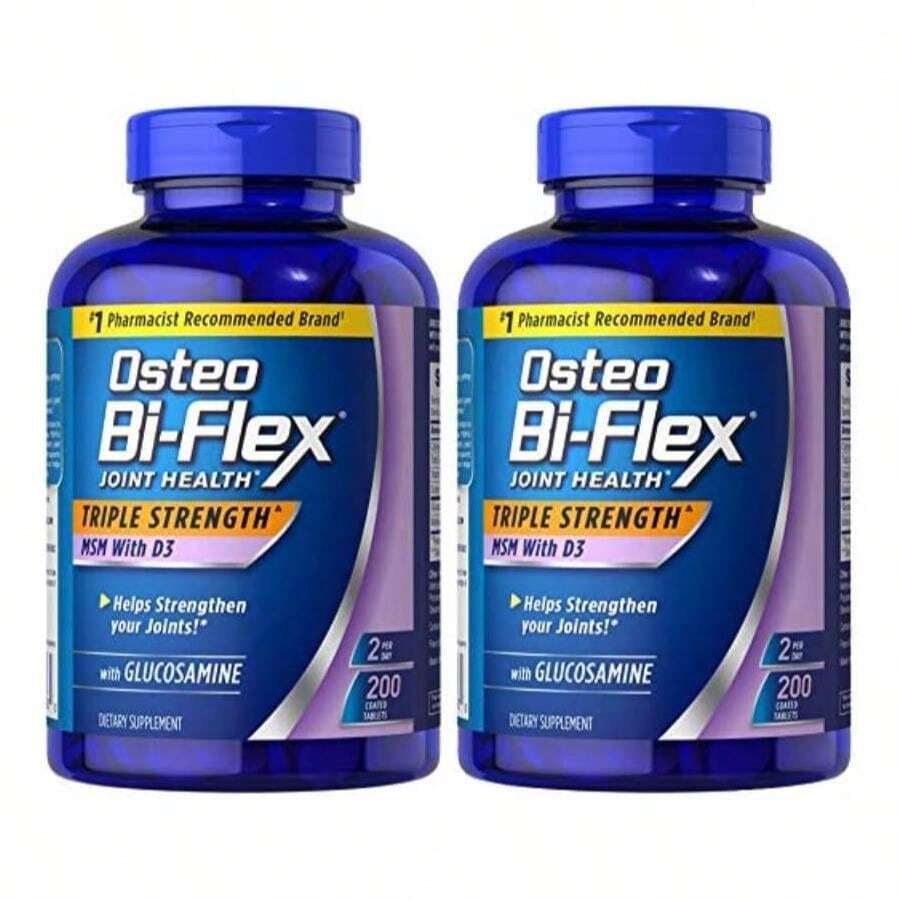 Osteo Biflex Triple Stregnth MSM Vitamin D3 200 Tabs (2 Pack) - 白色的 - 查看 1
