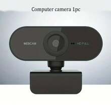 1080P HD Webcam With Built-In Microphone, Plug And Play, Privacy Cover, Stand, Suitable For Meetings, Game Streaming, Video Calls, Online Classes And Home Office, High-Definition Video, Easy Installation, Computer Camera, Laptop Camera - Black - View 12