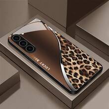 Compatible With Samsung Galaxy S25, S24, S23, S22, S21, S20 FE And Other A Series Models, The New Fashionable Leopard Print Glass Pattern Mobile Phone Case, Compatible Withi Phone17/IPhone17Pro/IPhone17Pro Max 16 15 14 13 12 11 Pro Max And Other Models - 混合顏色 2 - 查看 1