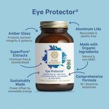 PURE SYNERGY Eye Protector | 100% Natural, Vegan Eye Health Supplement | With Organic Astaxanthin, Lutein, &Amp; Zeaxanthin | For Healthy Vision (60 Capsules) - 白色的 - 查看 3
