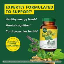 MegaFood Thyroid Strength - Mineral Supplement- Thyroid Support For Women With Ashwagandha, Zinc, Selenium, Copper, Iodine &Amp; L-Tyrosine - 90 Tabs (45 Servings) - Tên hương vịA - Xem 4