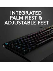 Logitech G213 Wired Gaming Keyboard W/ Dedicated Media Controls - Tactile Mech-Dome Keyswitches, 16.8 Million Lighting Colors, Backlit Keys, Spill-Resistant, And Durable Design - Black - màu đen - Xem 3