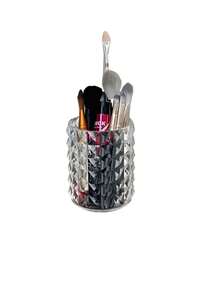 1pc Plastic Transparent Storage Box, Multifunctional Acrylic Storage Box, Desktop Pen Holder Makeup Brush Rack, Stationery Organizer Storage Box, Makeup Brush Storage Box, Desktop Beauty Tool Cosmetic Storage Bucket, Lipstick Storage Box, Pen Holder, Brush Organizer, Desktop Organizer Storage Box, Makeup Brush Storage Bucket, Back To School, Study Supplies, Cute Stationery, Campus Style, Stationery, Writing Pens, Makeup Brushes, Eyebrow Pencils - Clear - View 13