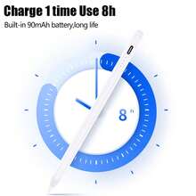 1 支兼容 通用有源电容式触控笔，兼容苹果、平板电脑、iPad，配件：1 根充电线 + 2 个笔尖 - 彩色 - 查看 4