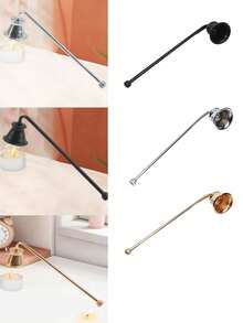 1PC Aromatherapy Candle Tool Candle Extinguisher Candle Extinguisher Bell Metal Small Horn Candle Extinguisher Cover Candle Extinguisher - Multicolor - View 1