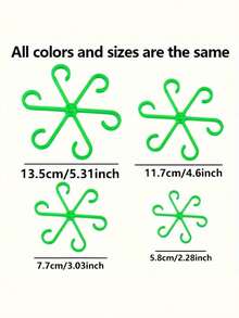 4 Packs Of Plant Support Clips: Sturdy Stem Clamps For Climbing Plants - Plastic Material