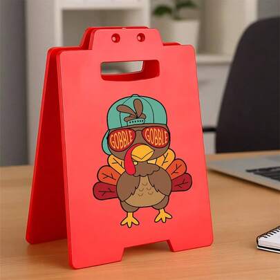 Placa y letreros decorativos [Pavo de Acción de Gracias] Decoración de oficina linda - Perfecto para decoración de escritorio, decoración de cubículo y accesorios de oficina. Ideal para oficina en casa, escritorio de trabajo y como decoración de oficina para mujeres.