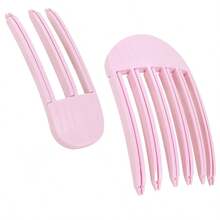 2pcs Fluffy Hair Clips, Create Voluminous Bangs And Lift Roots For Natural Messy Hairstyle